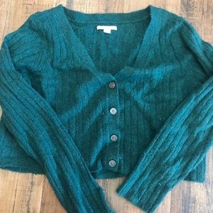 American eagle cropped cardigan